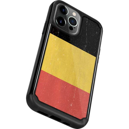 Belgium Flag Distressed iPhone 13 Pro Cargo Case